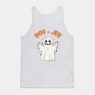 Spooky Season Cute Ghost Halloween Costume Boujee Boo-Jee Tank Top